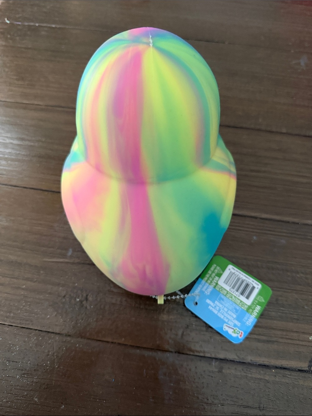 Tie Dye Duck Squishy - Picture 2 of 8